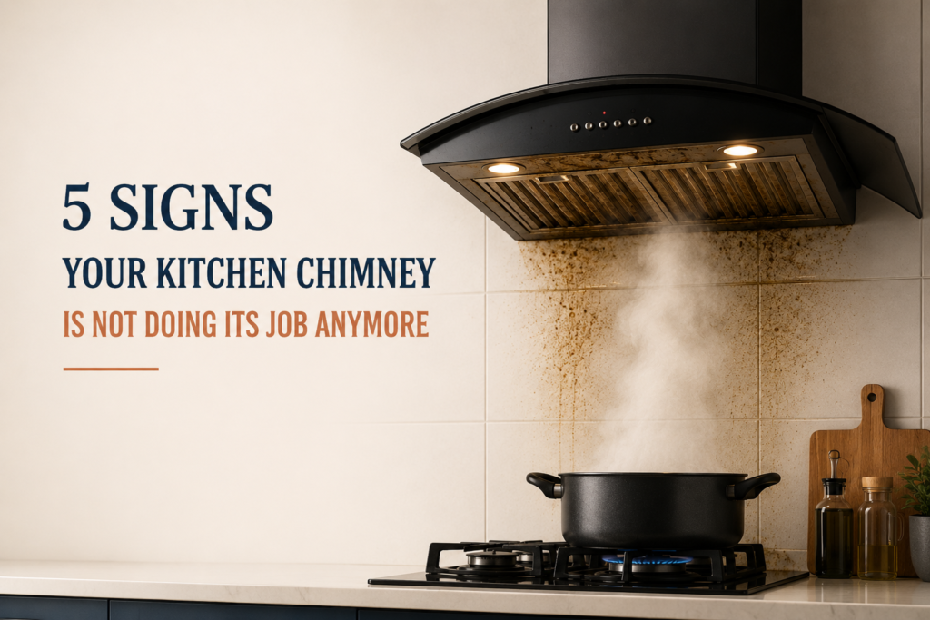 5 Signs Your Kitchen Chimney Is Not Doing Its Job Anymore 