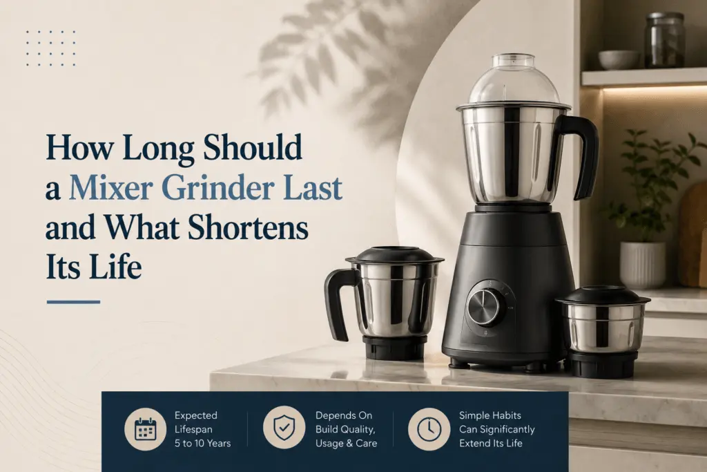 How Long Should a Mixer Grinder Last and What Shortens Its Life