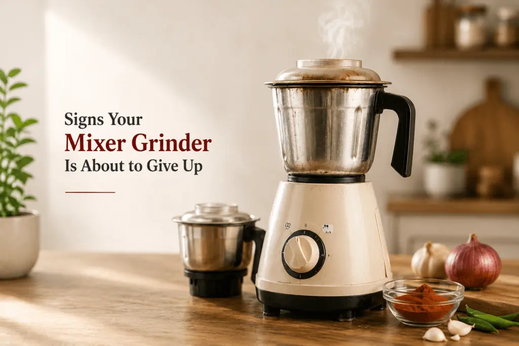 Signs Your Mixer Grinder Is About to Give Up and What You Can Do About It 