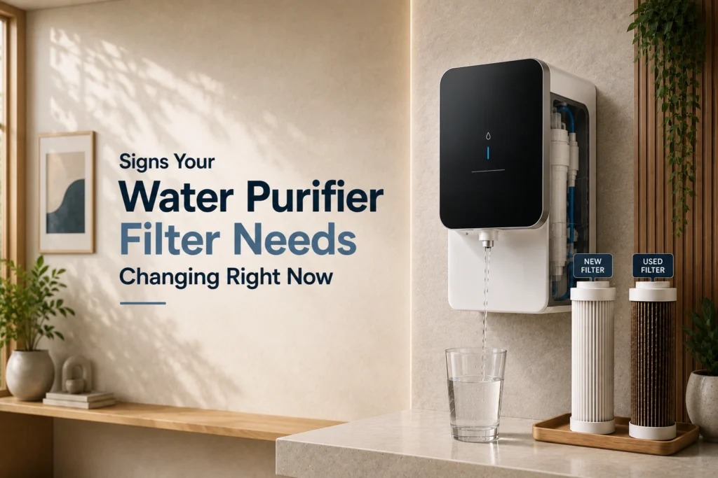 Signs Your Water Purifier Filter Needs Changing Right Now