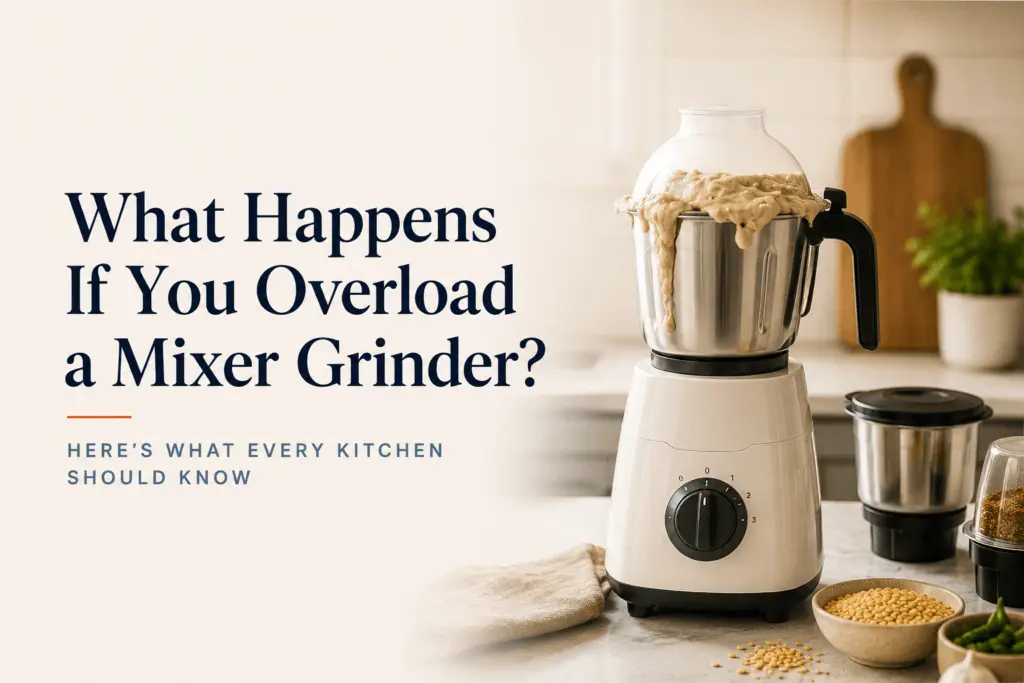 What Happens If You Overload a Mixer Grinder? Here’s What Every Kitchen Should Know 