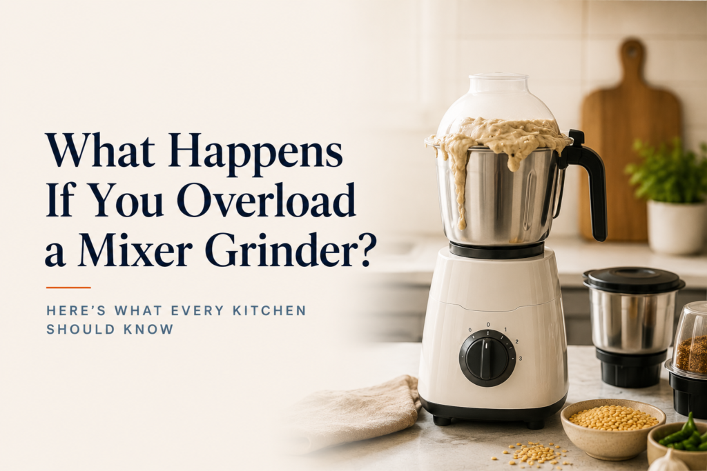 What Happens If You Overload a Mixer Grinder? Here’s What Every Kitchen Should Know 