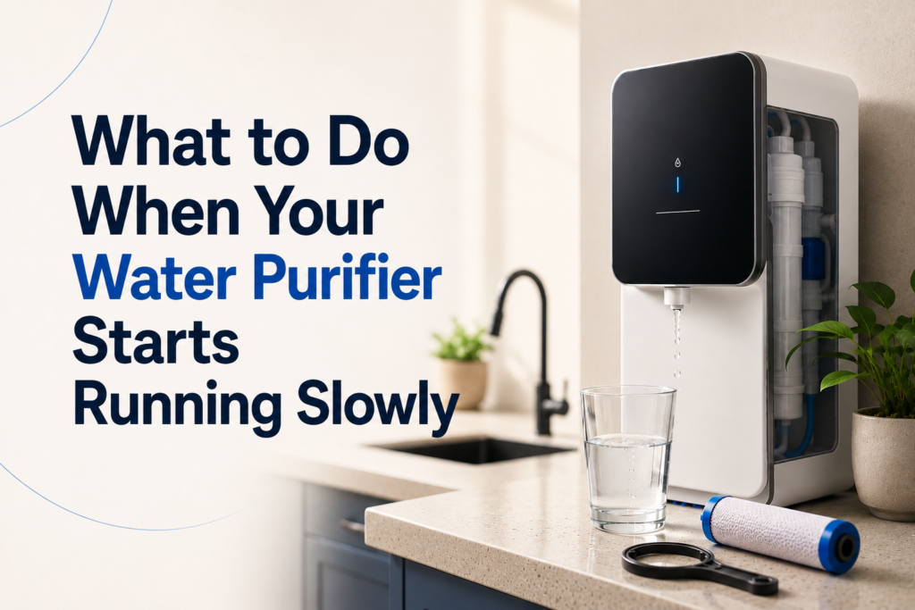 What to Do When Your Water Purifier Starts Running Slowly 