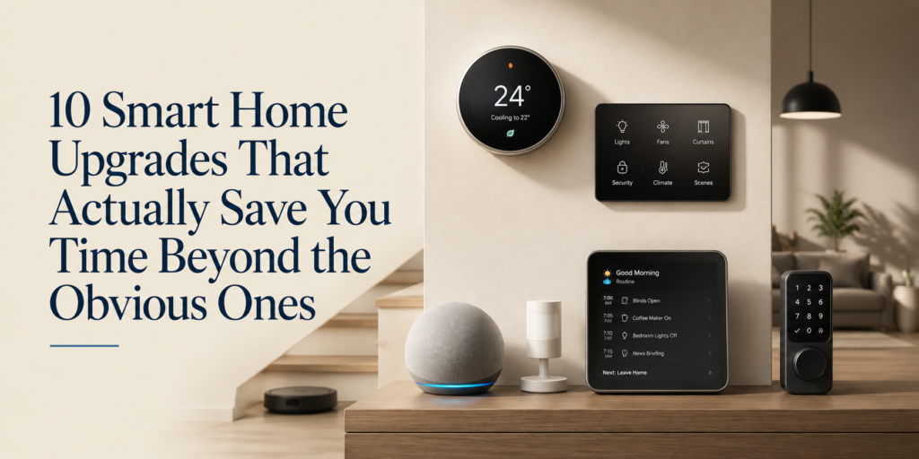 10 Smart Home Upgrades That Actually Save You Time Beyond the Obvious Ones 