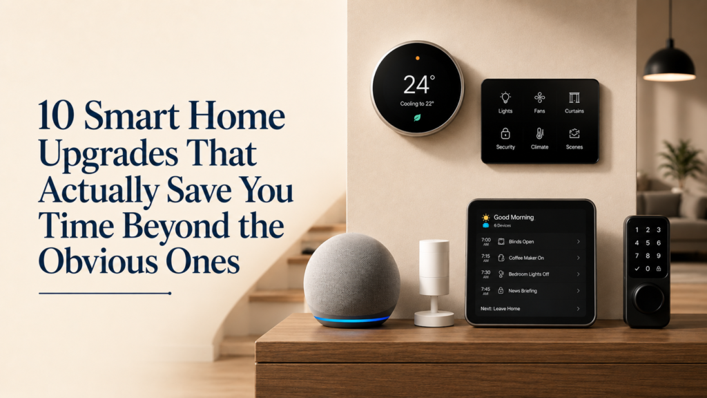 10 Smart Home Upgrades That Actually Save You Time Beyond the Obvious Ones 