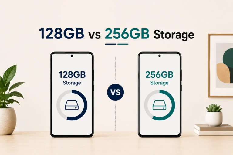 128GB vs 256GB smartphone storage comparison