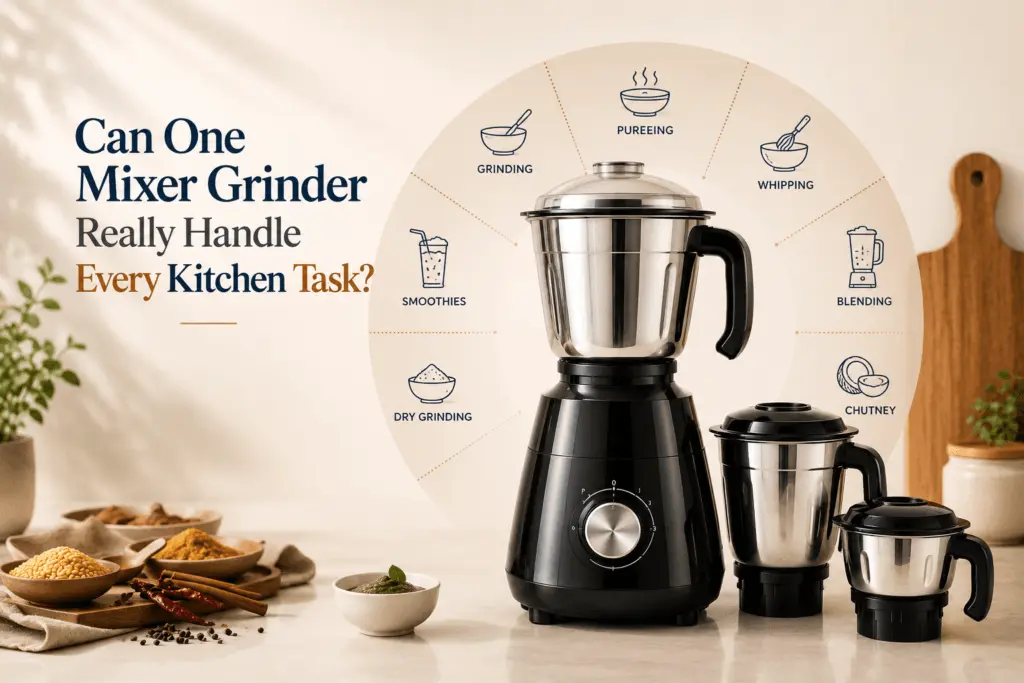 Can One Mixer Grinder Really Handle Every Kitchen Task? 