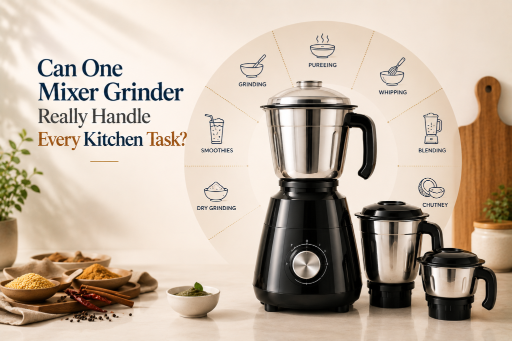 Can One Mixer Grinder Really Handle Every Kitchen Task? 