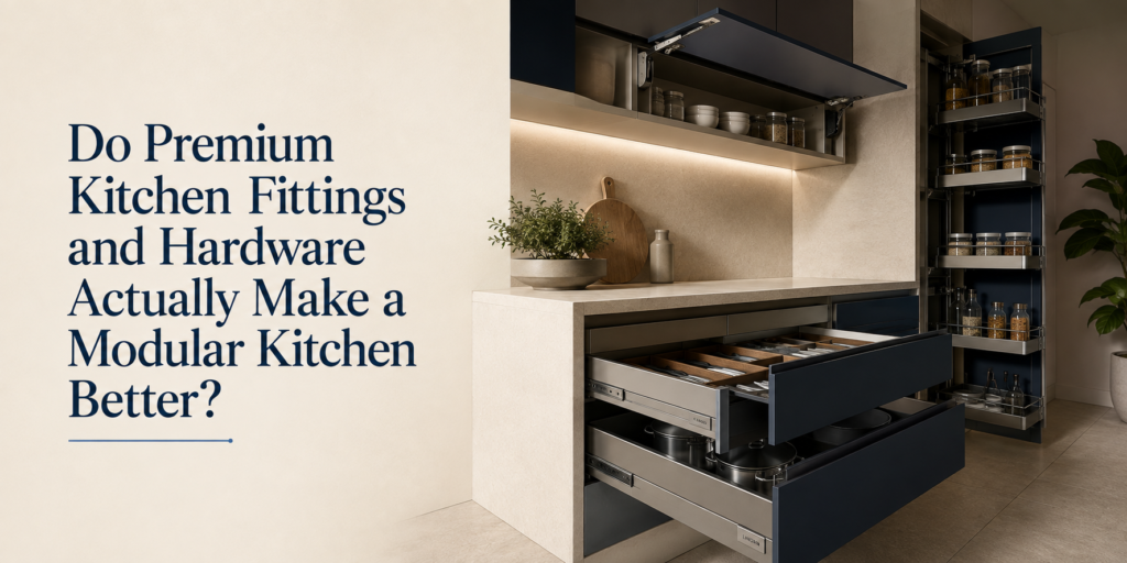 Do Premium Kitchen Fittings and Hardware Actually Make a Modular Kitchen Better?