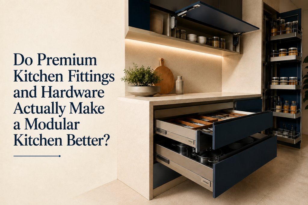 Do Premium Kitchen Fittings and Hardware Actually Make a Modular Kitchen Better?