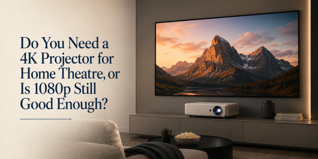 Do You Need a 4K Projector for Home Theatre, or Is 1080p Still Good Enough? 