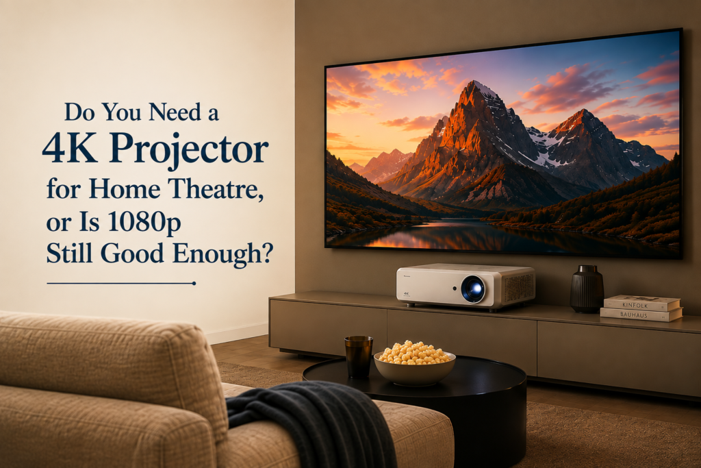 Do You Need a 4K Projector for Home Theatre, or Is 1080p Still Good Enough? 