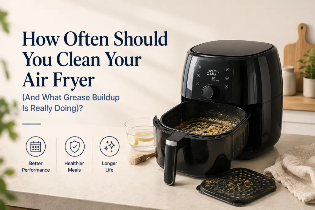How Often Should You Clean Your Air Fryer (And What Grease Buildup Is Really Doing)? 
