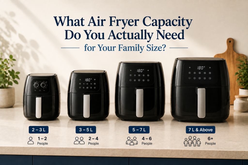What Air Fryer Capacity Do You Actually Need for Your Family Size?