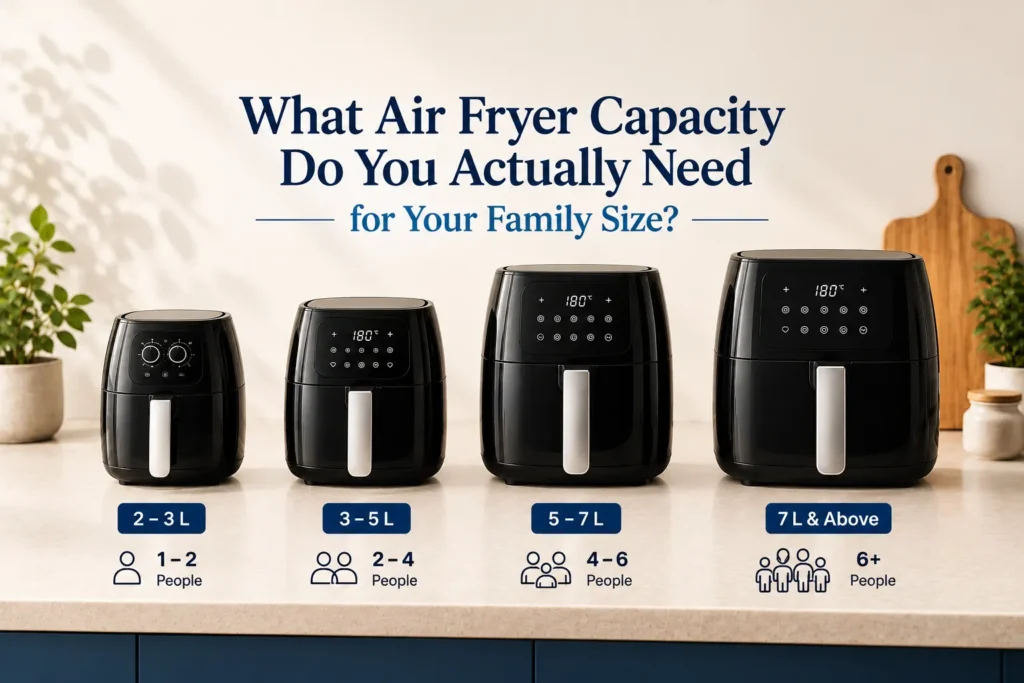 What Air Fryer Capacity Do You Actually Need for Your Family Size?