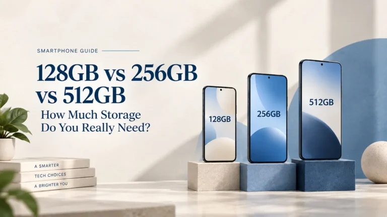 128GB vs 256GB vs 512GB smartphone storage comparison