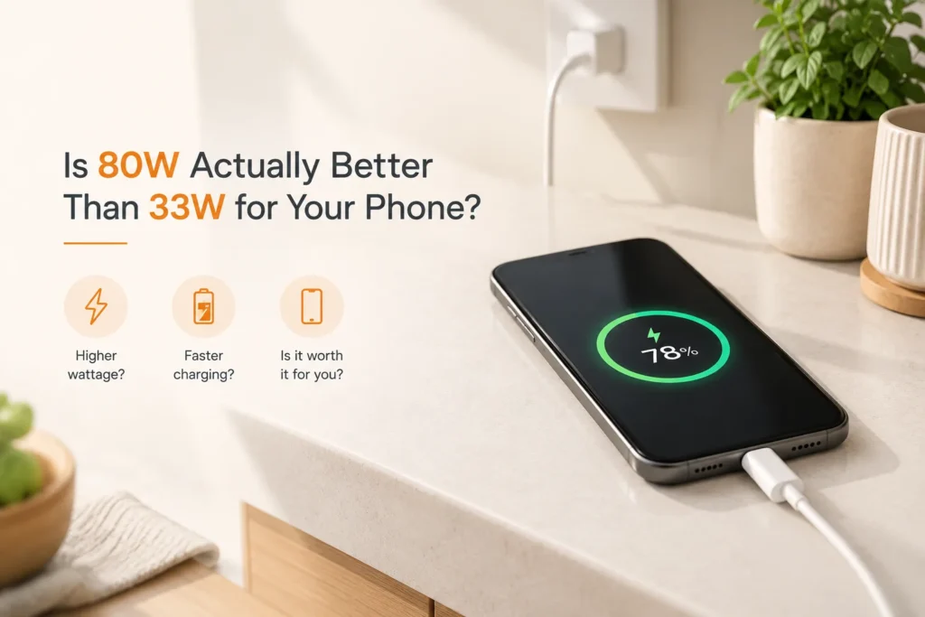 Fast Charging Watts Explained: Is 80W Actually Better Than 33W for Your Phone? 
