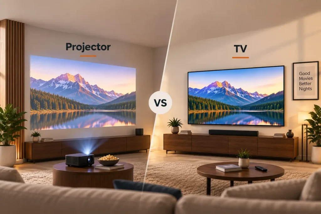 Projector vs TV for a Home Theatre: Which One Actually Suits Indian Living Rooms? 