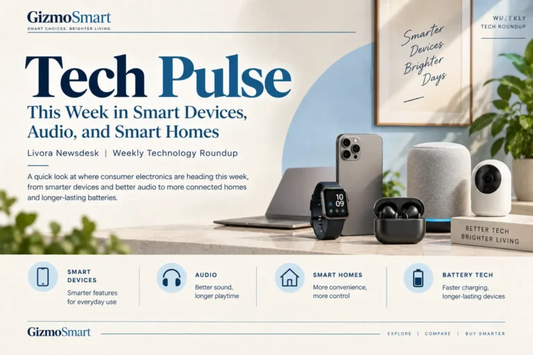 Tech Pulse weekly roundup of smart devices, audio and smart home technology
