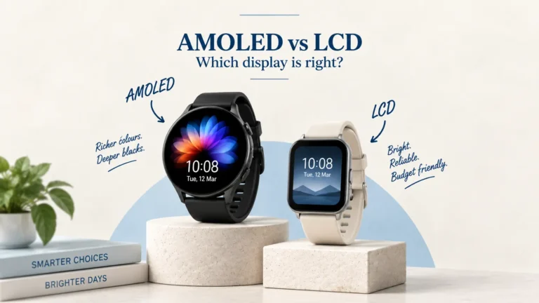 AMOLED vs LCD smartwatch display comparison